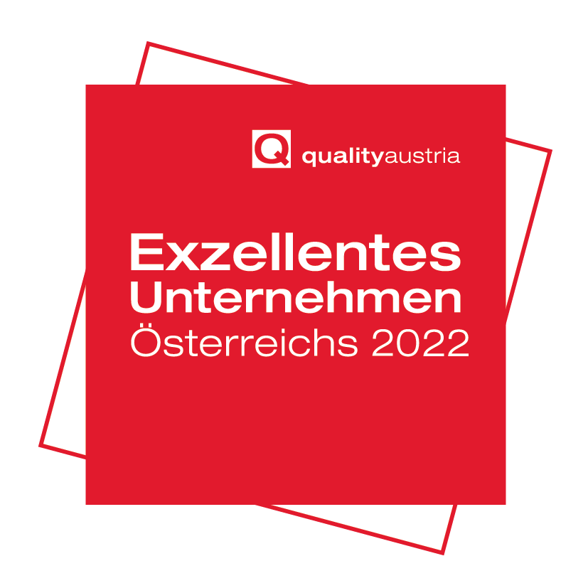 Logo "Exzellentes Unternehmen Österreichs 2022" von quality Austria mit Link zu www.qualityaustria.com/unternehmen/staatspreis-unternehmensqualitaet/